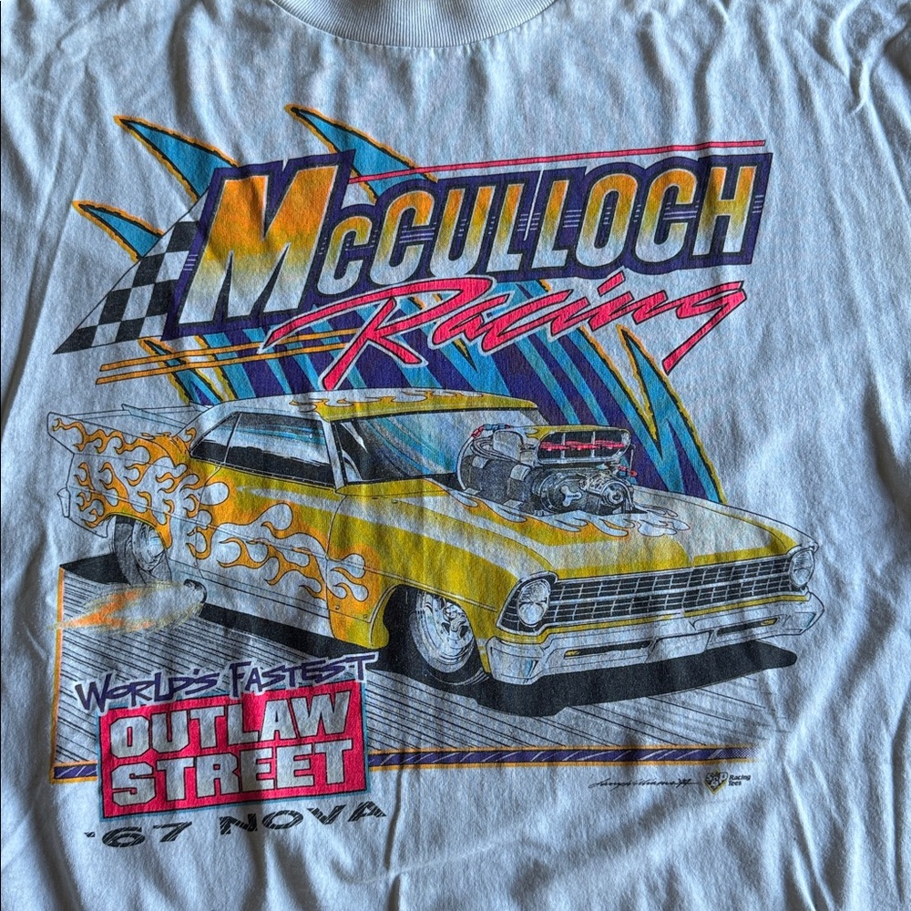RARE Vintage Racing Tee - Picture 2 of 3